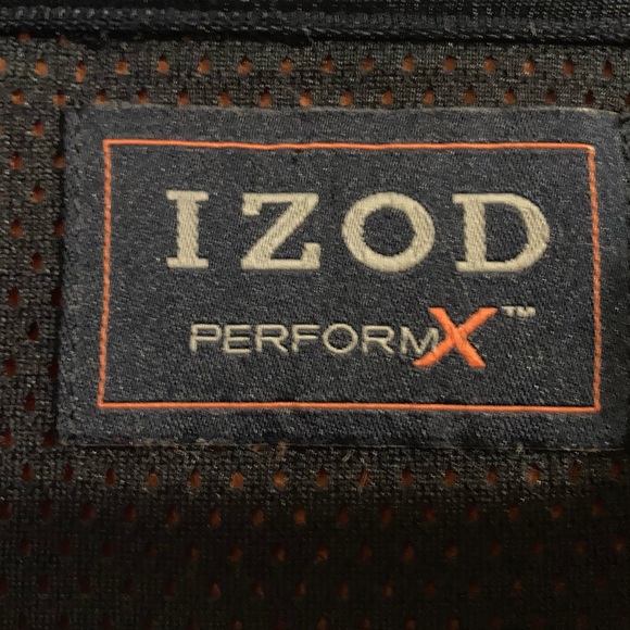 IZOD PerformX Performance Fleece Shell Vest Outerwear Gorpcore Bungee Toggle Zip - Picture 9 of 15